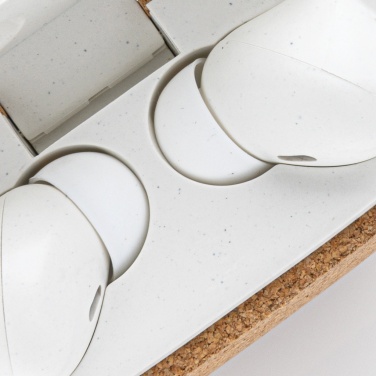 Logo trade ärikingituse pilt: Oregoni RCS taaskasutatud plastikust ja korgist TWS kõrvaklapid