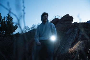 Logo trade reklaamkingid foto: Lucid 5W RCS sertifitseeritud taaskasutatud plastikust ja bambusest taskulamp