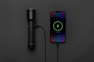 Logotrade firmakingid pilt: RCS taaskasutatud alumiiniumist USB-taaslaetav raskeveokite taskulamp