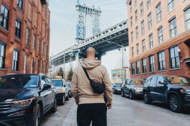 Logotrade ärikingid pilt: Crescent AWARE™ RPET poolkuu kott