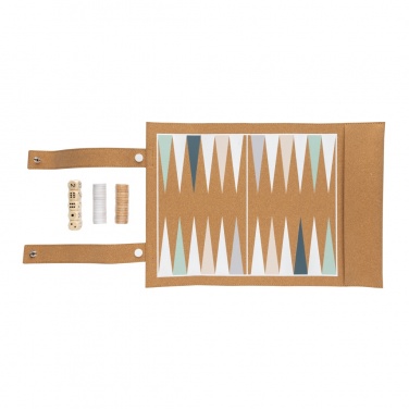 Logo trade meene pilt: Brittoni korgist kokkupandav backgammoni ja kabe mängukomplekt