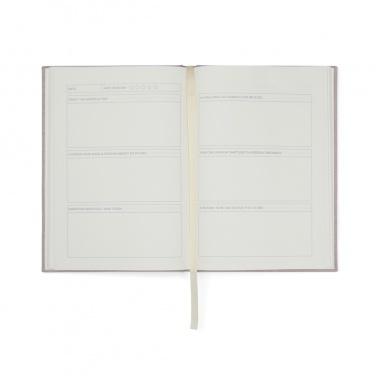 Logo trade firmakingituse pilt: VINGA Thanksfulness GRS taaskasutatud paberist päevik-märkmik