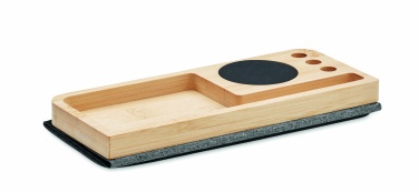 Logotrade reklaamtooted pilt: Juhtmeta bambusest laadija 15W