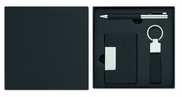 Logo trade ärikingid foto: 3-osaline kinkekomplekt kinkekarbis, kohandatava trükilahendusega