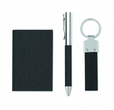 Logotrade reklaamkingitused pilt: 3-osaline kinkekomplekt kinkekarbis, kohandatava trükilahendusega