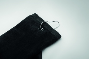 Logo trade reklaamkingi pilt: Puuvillane golfirätik riidepuuga