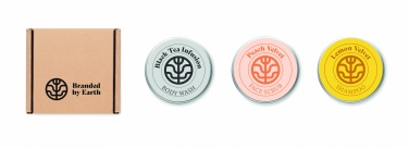 Logo trade firmakingituse pilt: Vegan Gift reisikomplekt