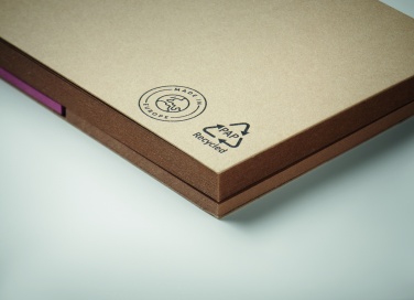 Logo trade reklaamkingituse pilt: Taaskasutatud paberist memokomplekt