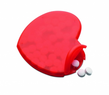 Logotrade reklaamtooted pilt: Südamekujuline karp piparmündipastillidega