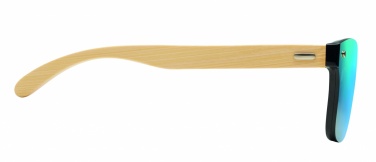 Logo trade ärikingituse pilt: Bambusest sangadega peegelklaasiga päikeseprillid PALDISKI