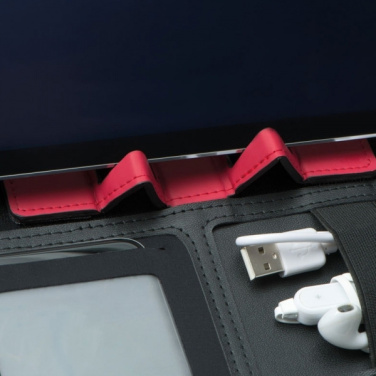 Logo trade reklaamtoote pilt: Portfolio A4 Milwaukee tugevdatud kunstnahast