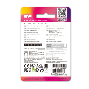 Logo trade reklaamkingi pilt: Pendrive Silicon Power Marvel M01 3.0