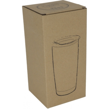 Logo trade reklaamkingitused foto: Puidust välimusega roostevabast terasest kruus COSTA RICA 550 ml