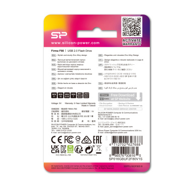 Logotrade reklaamkingid pilt: Pendrive silicon power F80 2.0