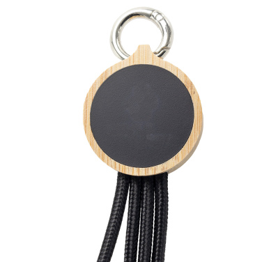 Logo trade reklaamtooted foto: 4-ühes kaabel valgustatud logoga puidust korpuses, LH-ZMU05