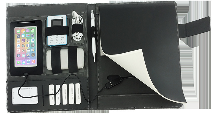 Logotrade firmakingitused pilt: Akupangaga portfell-mapp