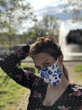 Logotrade firmakingitused pilt: VENUS PRO puuvillane näomask koos HEPA filtri taskuga 1378165