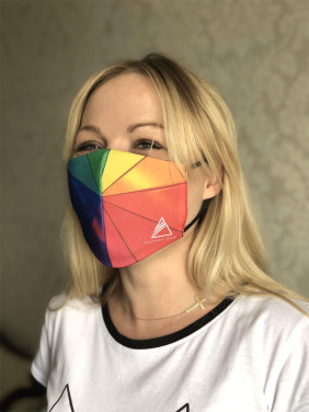 Logotrade ärikingituse foto: VENUS PRO puuvillane näomask koos HEPA filtri taskuga 1378165