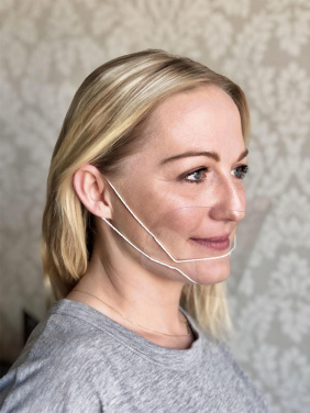 Logo trade ärikingi pilt: ATENA läbipaistev näokaitse-mask suu ja nina jaoks 1461162