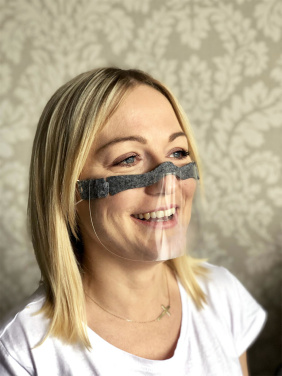 Logo trade firmakingitused foto: HESTIA näokaitse - läbipaistev mask suu ja nina jaoks 1452162