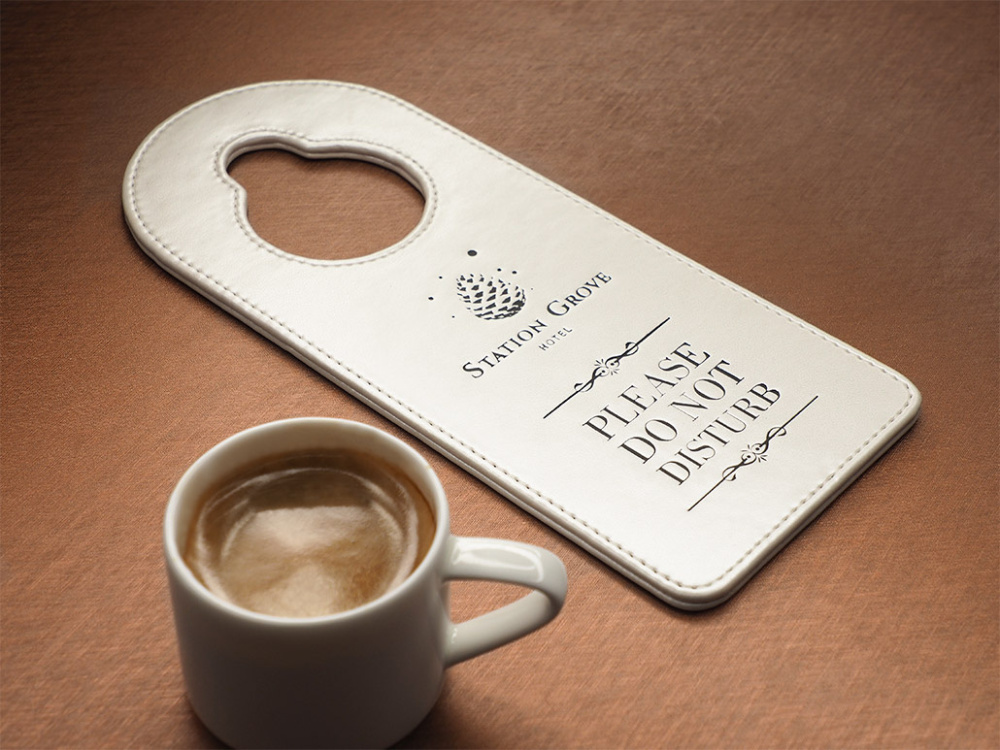 Logotrade reklaamkingitused pilt: Hotelli uksekaart 1111119