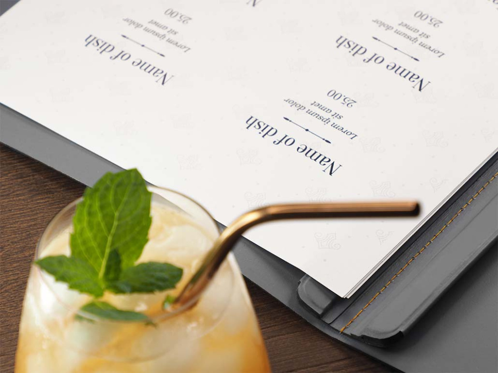 Logo trade reklaamkingituse pilt: Menüü kaaned 1596094