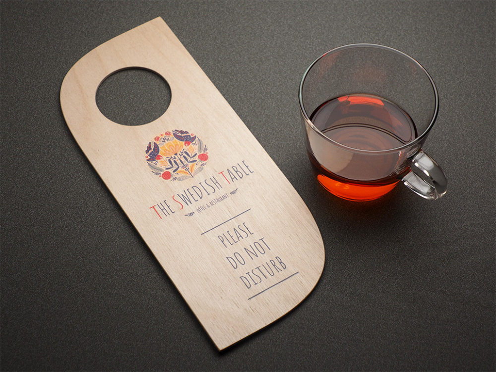 Logo trade reklaamkingid foto: Puidust infolipik 1160121