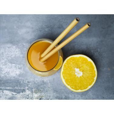 Logo trade reklaamkingitused foto: ECO Bamboe Straw Komplekt bambusest kõrred