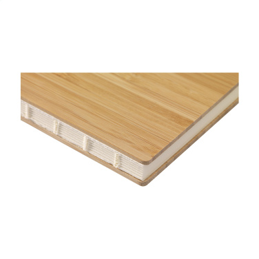 Logo trade reklaamkingid foto: Bamboo Journal palja seljaga paberist märkmik A5