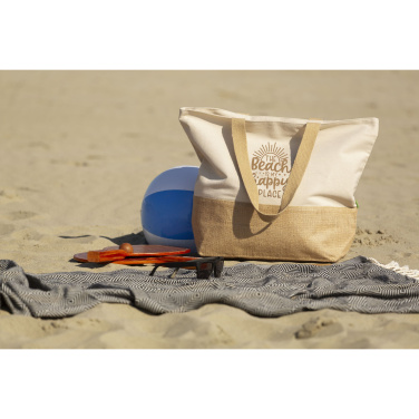 Logotrade reklaamkingituse foto: Cancun Beachbag orgaaniline puuvill (320 g/m²)