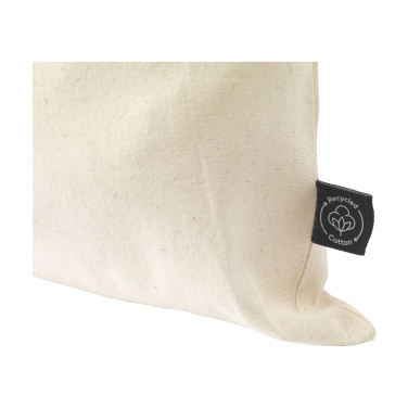 Logotrade meene foto: Naturaalsest GRS-i taaskasutatud puuvillast kingikott (150 g/m²) L