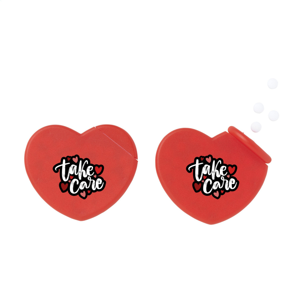 Logo trade reklaamkingituse pilt: HeartMint piparmündipastillid