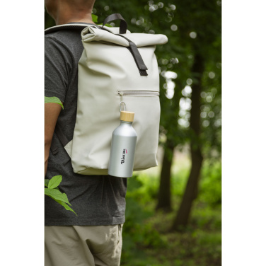 Logo trade reklaamtoote pilt: AluBamboo GRS Recycled Alu 500 ml veepudel