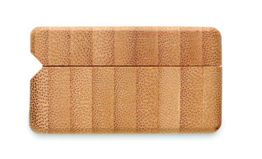 Logotrade reklaamkingid pilt: OREBAM TWS kõrvaklapid bambusest ümbrises