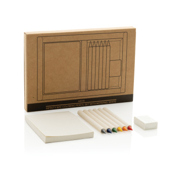 Logo trade reklaamtooted foto: Micki GRS infinity 6tk värvipliiatsi komplekt koos märkmikuga