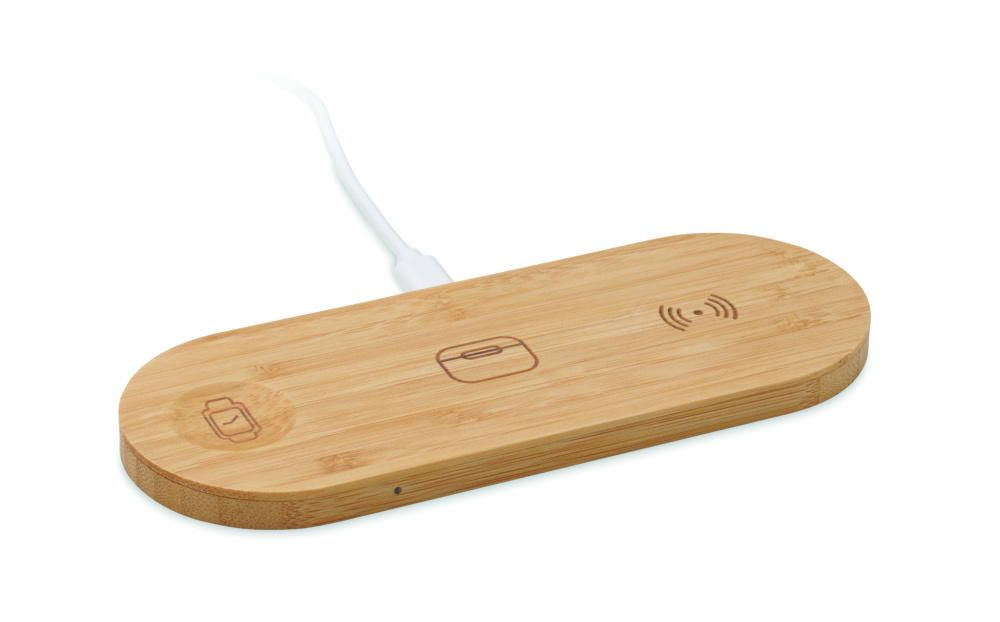 Logotrade reklaamtooted pilt: 3-ühes 15W juhtmevaba laadija RECPAD