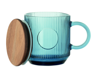 Logotrade meened pilt: Ribiline klaasist kruus 300ml VITRIO MUG