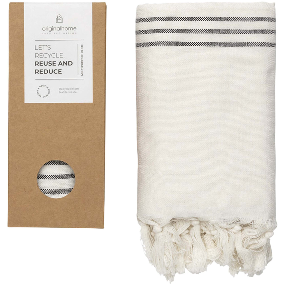 Logotrade reklaamkingituse foto: Originalhome ümbertöödeldud materjalist rätik- 85 x 175 cm