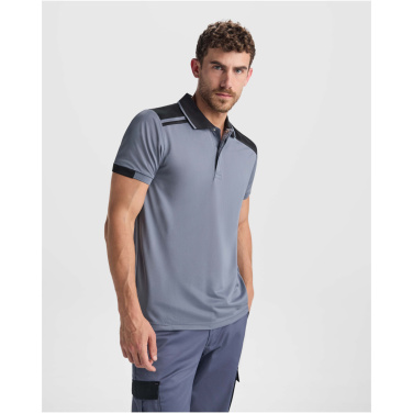 Logotrade ärikingid pilt: Samurai 160 g/m2 unisex antibakteriaalne lühikeste varrukatega polosärk