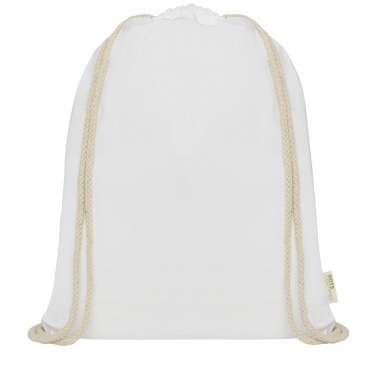 Logotrade liikelahja mainoslahja kuva: Orissa 140 g/m² organic cotton drawstring bag 5L