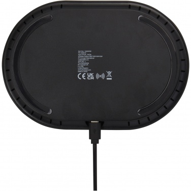 Logo trade liikelahja mainoslahja tuotekuva: Ray langaton latausalusta RGB-tunnelmavalolla