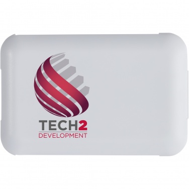 Logo trade mainoslahja kuva: Savvy kierrätysmuovista valmistettu modulaarinen latauskaapeli puhelintelineellä