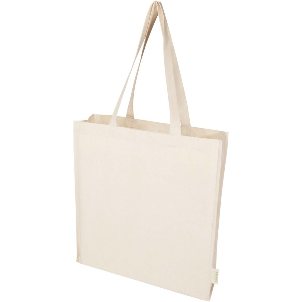 Logotrade mainoslahja ja liikelahja kuva: Orissa 180 g/m² organic full gusset tote bag 14L