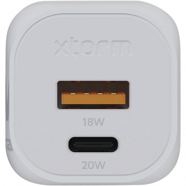 Logo trade mainoslahjat ja liikelahjat kuva: Xtorm XEC020 GaN²Ultra 20 W seinälaturi