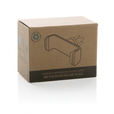Logo trade mainoslahjat tuotekuva: Acar 360 puhelinpidike autoon RCS kierrätysmuovista