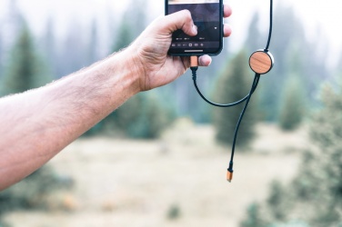 Logotrade mainostuote tuotekuva: Ohio RCS sertifioitu kierrätysmuovinen 6-in-1 johto