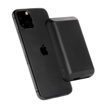 Logotrade liikelahja tuotekuva: Magneettinen 5000mAh 5W langaton virtapankki