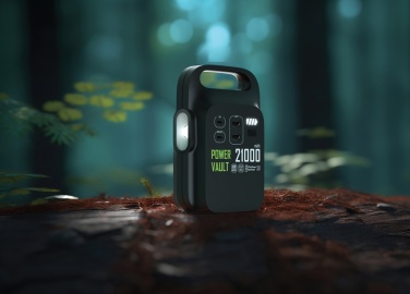 Logo trade liikelahjat tuotekuva: Power Vault 21000 kannettava virta-asema RCS muovista