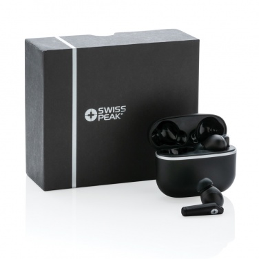 Logotrade mainoslahjat ja liikelahjat tuotekuva: RCS Swiss Peak TWS kuulokkeet kierrätetystä muovista  2.0
