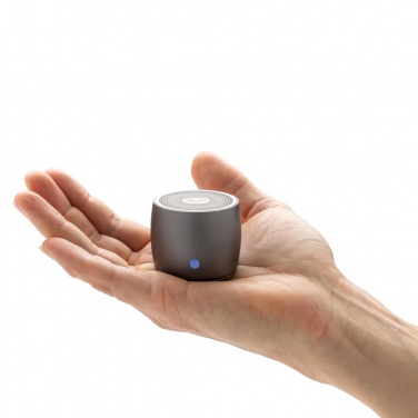 Logo trade mainoslahja ja liikelahja tuotekuva: Swiss Peak RCS 3W bassokaiutin kierrätetystä alumiinista